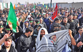 سوگواره پنجم-عکس 27-ناصر گل نظری-پیاده روی اربعین از نجف تا کربلا