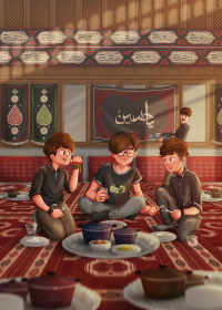 دومین فراخوان تصویرسازی هیأت-مهدی رمضان نژاد چافجیری-روضه هرکجا و هرزمان