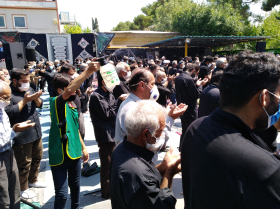 نماز عاشورا ۱۳۹۹ در پارکینگ