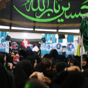 سوگواره دوم-عکس 1-وصال تمیمی-جلسه هیأت فضای بیرونی 