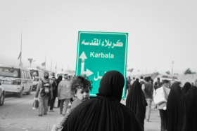 سوگواره سوم-عکس 31-حمید اسماعیل زاده-پیاده روی اربعین از نجف تا کربلا