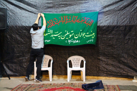 دهمین سوگواره عاشورایی عکس هیأت-علی هاشمی کوشان-مجالس احیای امراهل‌البیت علیهم‌السلام مجموعه عکس-دوربین دیجیتال-اقامه عزا (گزارشی از روند برگزاری مراسم هیأت از ابتدا تا انتها)