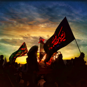 سوگواره پنجم-عکس 1-علی سلیمی-پیاده روی اربعین از نجف تا کربلا