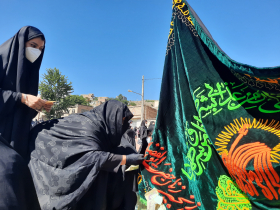 نهمین سوگواره عاشورایی پوستر هیأت-پرویز انصاری-بخش اصلی-تبلیغ در فضای شهری