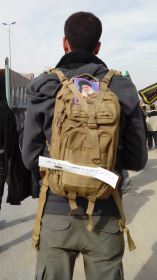 سوگواره سوم-عکس 1-حسن منصوری حبیب ابادی-پیاده روی اربعین از نجف تا کربلا
