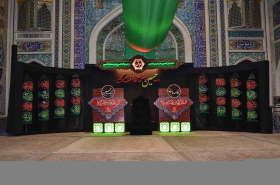 سوگواره چهارم-پوستر 45-ابراهیم طالبی-دکور هیأت