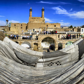  سومین سوگواره عاشورایی عکس هیأت-هادی دهقان پور-بخش اصلی -فضای بیرونی هیأت