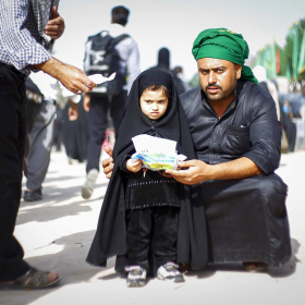 سوگواره چهارم-عکس 10-علی متقی-پیاده روی اربعین از نجف تا کربلا