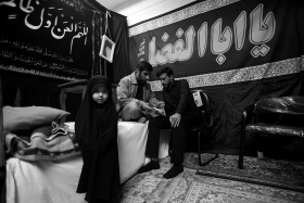 سوگواره چهارم-عکس 41-عبدالحسین بدرلو-جلسه هیأت فضای بیرونی