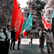 دهمین سوگواره عاشورایی عکس هیأت-فاطمه غفاریان-مجالس احیای امراهل‌البیت علیهم‌السلام مجموعه عکس-دوربین دیجیتال-همه اعضای یک پیکر همه سرباز یک سنگر (رعایت مسائل بهداشتی در هیأت)
