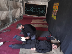 دهمین سوگواره عاشورایی عکس هیأت-محمد  آهنگر-مجالس احیای امراهل‌البیت علیهم‌السلام تک عکس-موبایلی