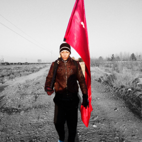 سوگواره دوم-عکس 6-حامد فخاری-پیاده روی اربعین از نجف تا کربلا