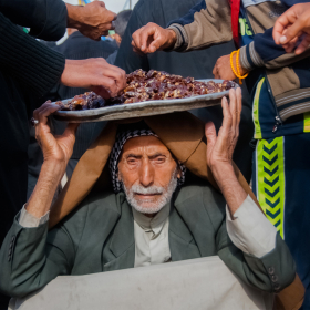 سوگواره پنجم-عکس 44-امیر عنایتی-پیاده روی اربعین از نجف تا کربلا