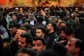 سوگواره پنجم-عکس 18-سعید حسن پور-پیاده روی اربعین از نجف تا کربلا