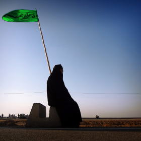 سوگواره سوم-عکس 39-حسین استوار -پیاده روی اربعین از نجف تا کربلا