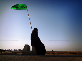سوگواره سوم-عکس 39-حسین استوار -پیاده روی اربعین از نجف تا کربلا