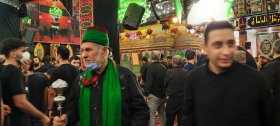 دهمین سوگواره عاشورایی عکس هیأت-جواد انتظار-مجالس احیای امراهل‌البیت علیهم‌السلام مجموعه عکس-موبایلی-با یا حسین یا حسین پیر می شویم (پیرغلامان)