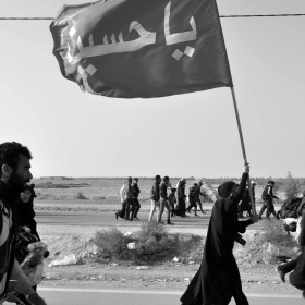 سوگواره سوم-عکس 13-سید مصطفی عطاری-پیاده روی اربعین از نجف تا کربلا