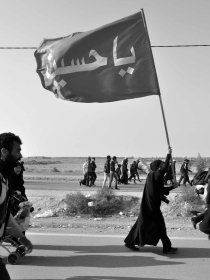 سوگواره سوم-عکس 13-سید مصطفی عطاری-پیاده روی اربعین از نجف تا کربلا