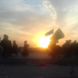 سوگواره پنجم-عکس 3-سیدمحمدمهدی مؤذن سلطان آبادی-پیاده روی اربعین از نجف تا کربلا