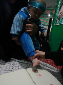 سوگواره دوم-عکس 1-فرزانه شیخ-جلسه هیأت فضای بیرونی 