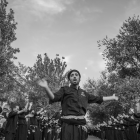 سوگواره پنجم-عکس 6-مسعود علوی میلانی-جلسه هیأت فضای بیرونی
