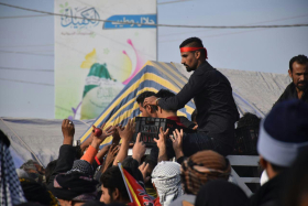 سوگواره پنجم-عکس 30-احسان ارباب پوری-پیاده روی اربعین از نجف تا کربلا