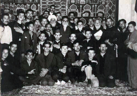 سوگواره چهارم-عکس 15-سید محمد جواد  ذریه زهرا- جلسه هیأت قدیمی کهن