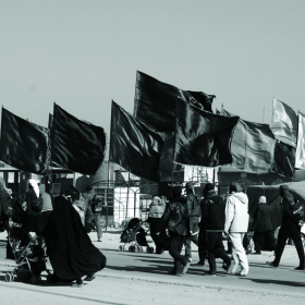 سوگواره پنجم-عکس 5-ساجده حسینی یکتا-پیاده روی اربعین از نجف تا کربلا