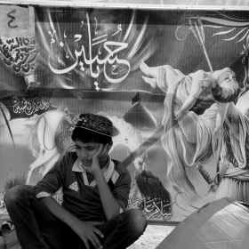 سوگواره چهارم-عکس 9-محمد شهبازی-پیاده روی اربعین از نجف تا کربلا