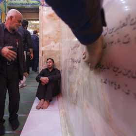 سوگواره پنجم-عکس 14-محمود صادقی-پیاده روی اربعین از نجف تا کربلا