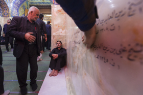 سوگواره پنجم-عکس 14-محمود صادقی-پیاده روی اربعین از نجف تا کربلا