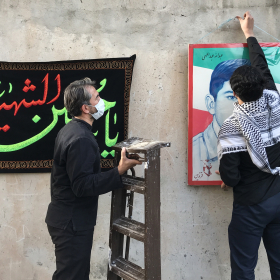 دهمین سوگواره عاشورایی عکس هیأت-امیر حسین نظری-مجالس احیای امراهل‌البیت علیهم‌السلام تک عکس-موبایلی