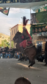 دهمین سوگواره عاشورایی عکس هیأت-فاطمه شبان دستجردی -مجالس احیای امراهل‌البیت علیهم‌السلام تک عکس-موبایلی