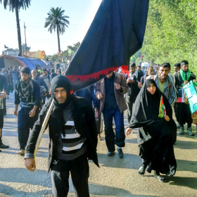 سوگواره چهارم-عکس 22-سعید دانشور-پیاده روی اربعین از نجف تا کربلا