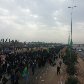سوگواره سوم-عکس 2-محمد حسین کلهر-پیاده روی اربعین از نجف تا کربلا