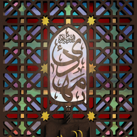 دهمین سوگواره عاشورایی پوستر هیأت-اعظم شریفی-بخش جنبی-پوستر شیعی