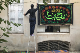 دهمین سوگواره عاشورایی عکس هیأت-امیر حسین نظری-مجالس احیای امراهل‌البیت علیهم‌السلام تک عکس-موبایلی