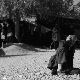 سوگواره چهارم-عکس 24-پیام معین-آیین های عزاداری