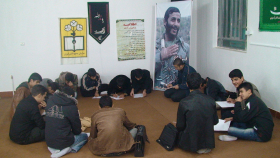سوگواره دوم-عکس 11-سید لطفعلی رادخانه-جلسه هیأت فضای بیرونی 