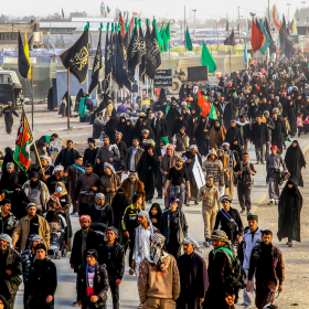 سوگواره چهارم-عکس 18-مجید حجتی-پیاده روی اربعین از نجف تا کربلا