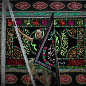 سوگواره پنجم-عکس 149-حسین استوار -جلسه هیأت فضای بیرونی
