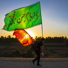 یازدهمین سوگواره عاشورایی عکس هیأت-علی ابک-بخش ویژه-پیاده‌روی اربعین حسینی(تک عکس)