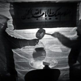 سوگواره چهارم-عکس 27-حمیدرضا بازرگانی-جلسه هیأت فضای بیرونی