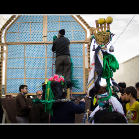 سوگواره دوم-عکس 15-قیلچ -جلسه هیأت فضای بیرونی 