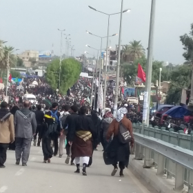 سوگواره چهارم-عکس 13-عبدالمجید اسماعیلی-پیاده روی اربعین از نجف تا کربلا