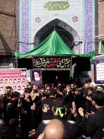 سوگواره چهارم-عکس 33-حسین دیواندری-جلسه هیأت فضای بیرونی