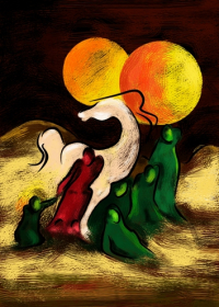 سوگواره سوم-پوستر 2-سمیه گنجعلیخانی-پوستر عاشورایی