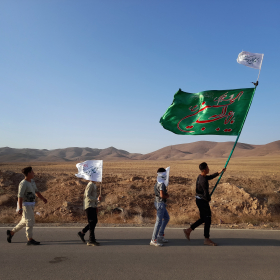دهمین سوگواره عاشورایی عکس هیأت-محمد  آهنگر-مجالس احیای امراهل‌البیت علیهم‌السلام تک عکس-موبایلی