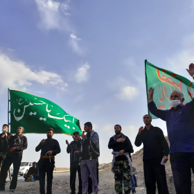دهمین سوگواره عاشورایی عکس هیأت-محمد  آهنگر-مجالس احیای امراهل‌البیت علیهم‌السلام تک عکس-موبایلی